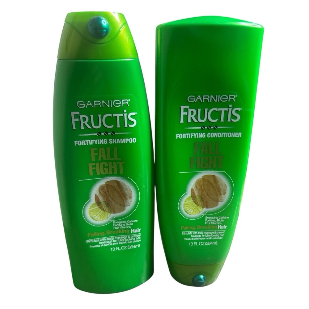 Garnier Fructis Fall Fight Shampoo & Conditioner‎ Set 13oz Discontinued HTF